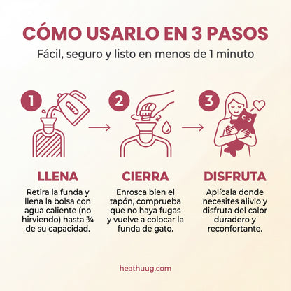 Calor extralargo para el dolor de regla